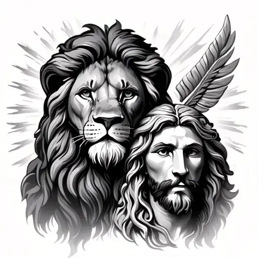 Lion And Jesus