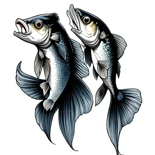 Father And Son Fish Ah Rio Shore