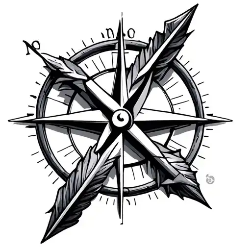 Arrow And Compass
