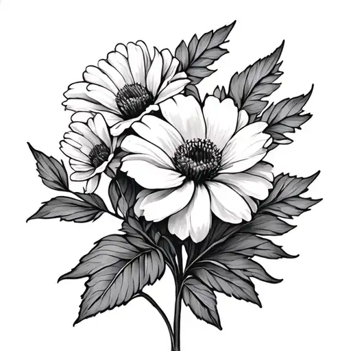 Love You More With August Birth Flower At The End