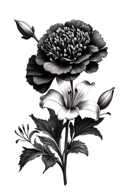 Carnation Lily Hawthorn Flowers