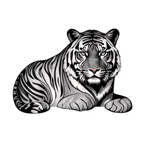 Tiger And Its Female Breeding