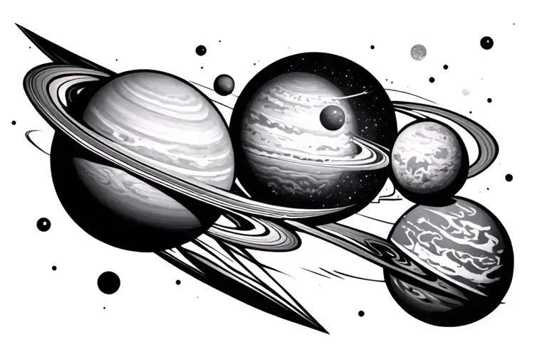 Fine Line Tattoo 2020 Planets Chance Healing Energy Balance Meaningful