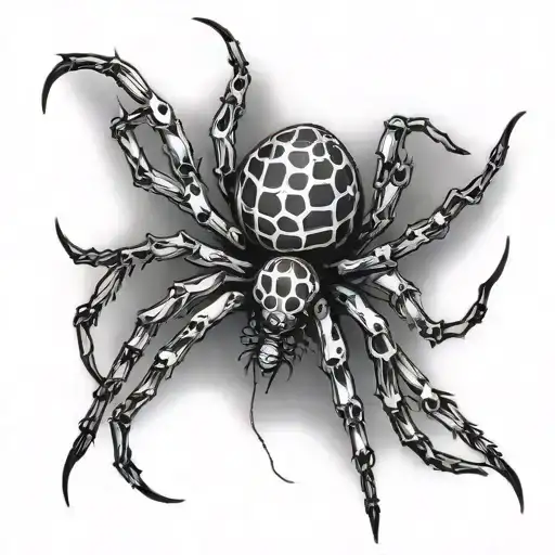 Spider Hanging From Phoniex Rising