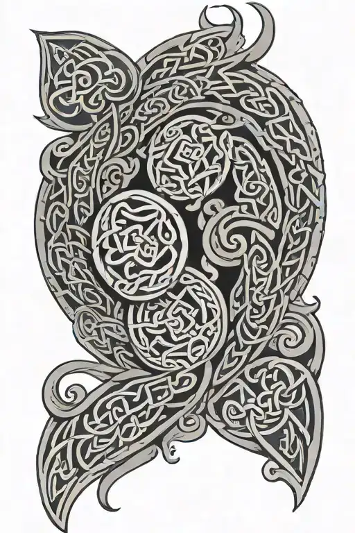 Irish Celtic Tribal Arm Sleeve