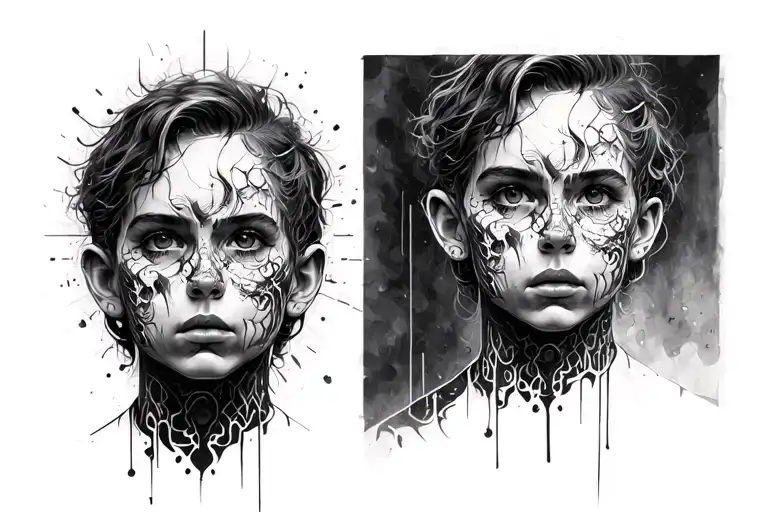 Cybersigilism Adhd Mind Portrait