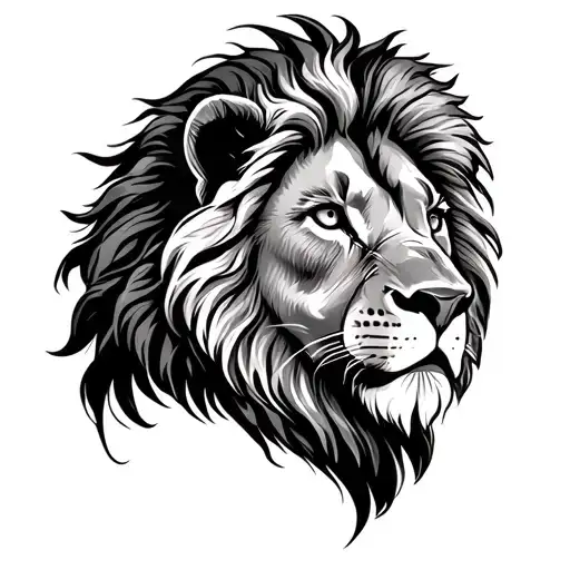 Lion Tattoo For Left Shoulder Describes Masculinity With Other Animals Abd In Jungle