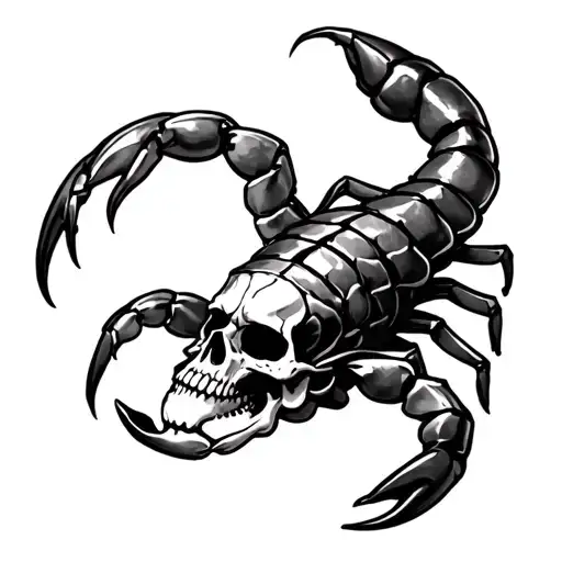 Skull And Scorpion