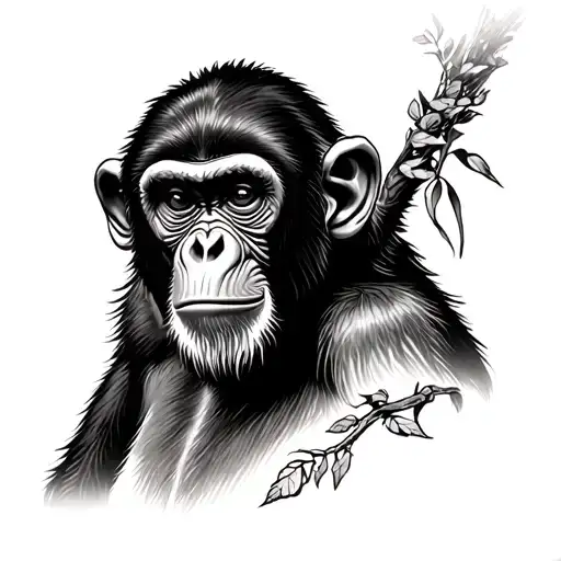 Monkey And Something That Is Christian