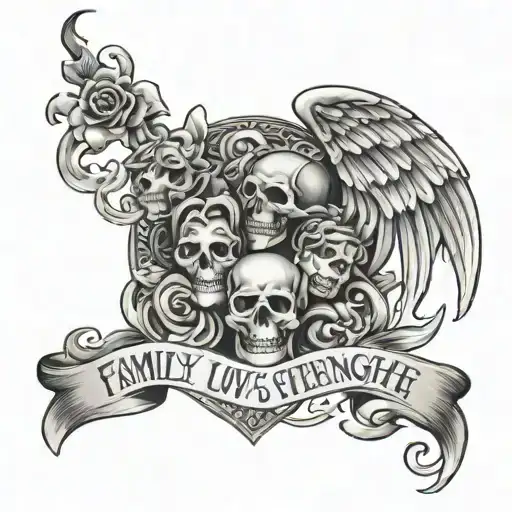 Family Love Strength Courage Death