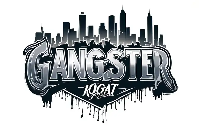 My Hood's Name Written Gangster Style Kombinat City
