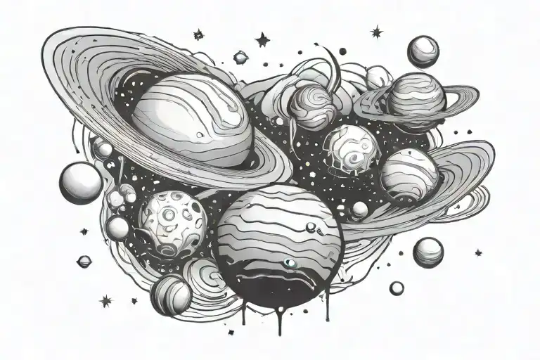 Space Planets Stars Forming