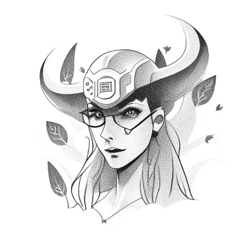 A Financial Manager Character From A Video Game Surrounded By Nature Elements