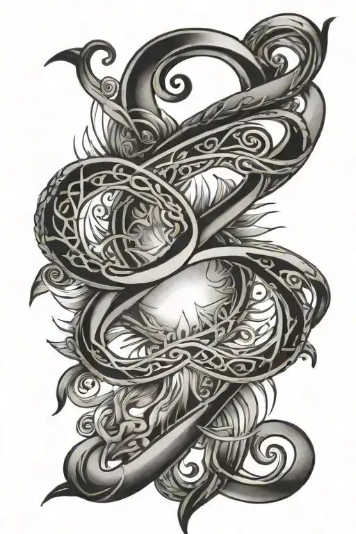 Infinity Symbol Over Sunshine