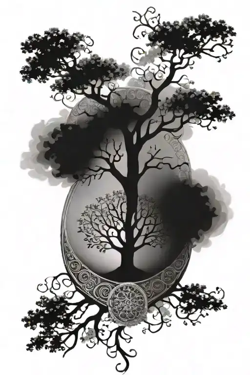 Tree Of Life With Mandala