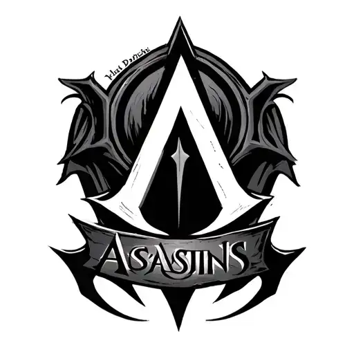 Assasins Creed Logo And Word Dante