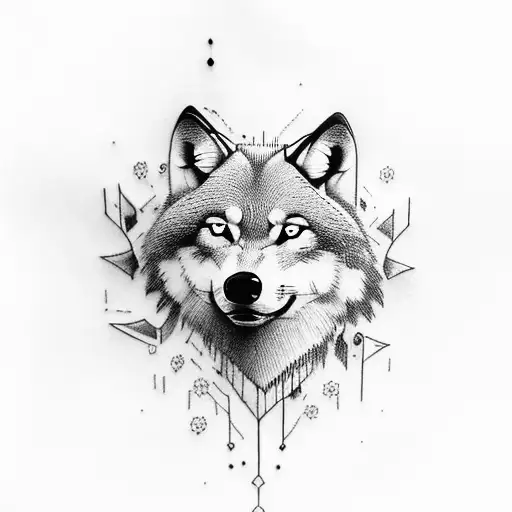 Design A Tattoo Featuring A Wolf And Incorporate Elements Of Self Optimization