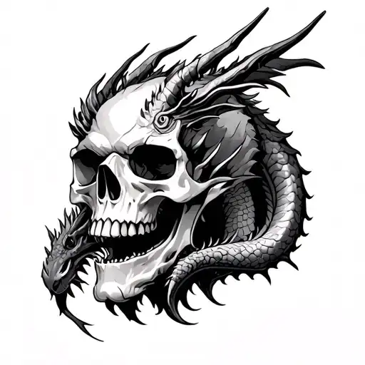 Skull And Dragons