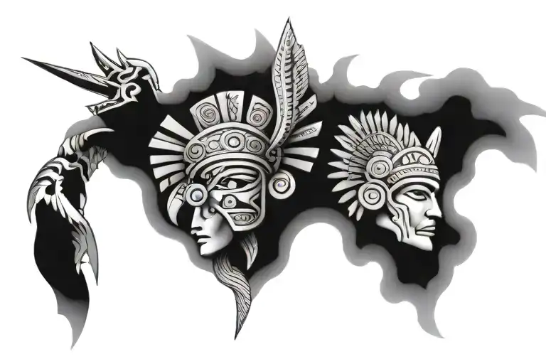 Aztec Art With Renaissance Art