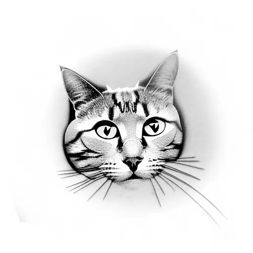 A Coffee Cup With A Cat Silhouette Formed By Heavy Metal Lyrics