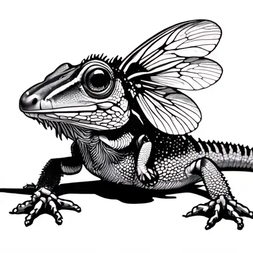 Bees Flowers Butterflys Bearded Dragon