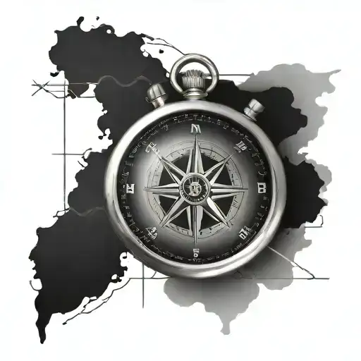 Compass And Map