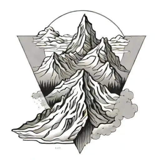 Snowy Mountain Peak
