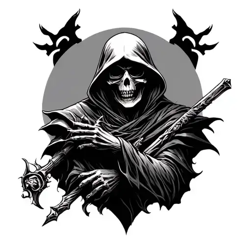 Grim Reaper All Black