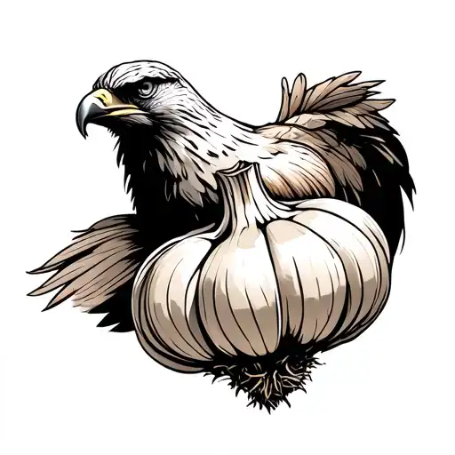 Aguila Garlic With Background