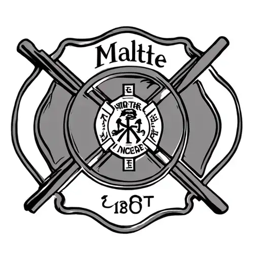 Firefighter Maltese Cross