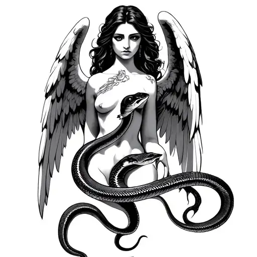 Cobra Snake Guardian Angel For Female