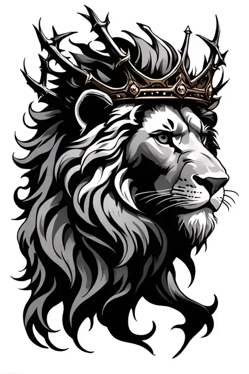 Lion And Thorn Crown