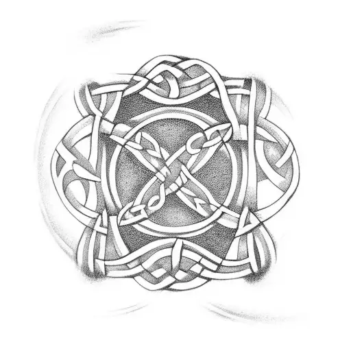 Celtic Knot Mother And Baby