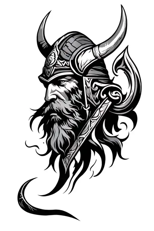 Vikings And Nordic Gods For The Whole Back