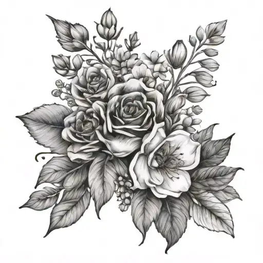 Birth Flower Bouquet