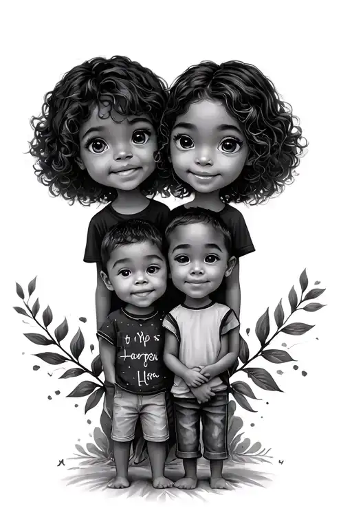 Family Of 4 Kids Name Incorporated