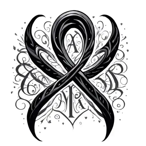 Infinity Symbol Initials