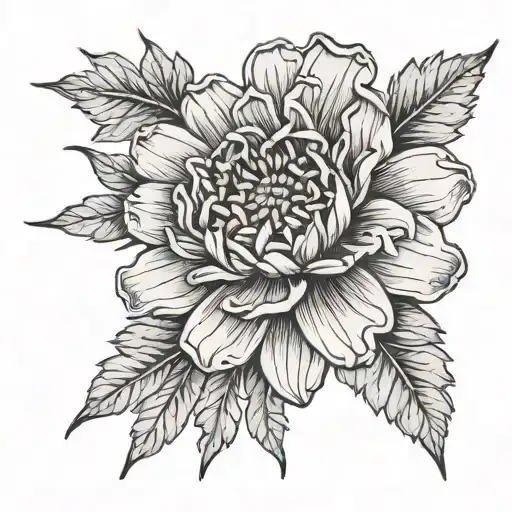 Creepy Marigold Flower