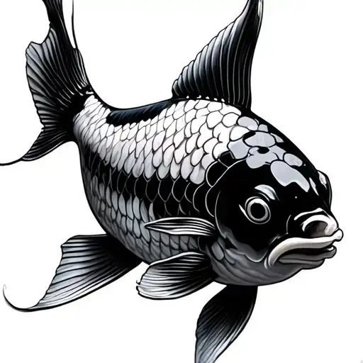 Pez Koi Fish Resembling