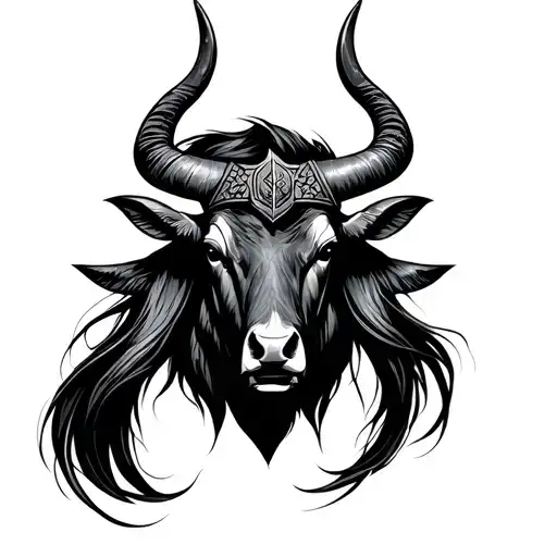 Viking Symbols Taurus Zodiac Sign