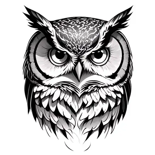 Owl Background Universe In The Eyes