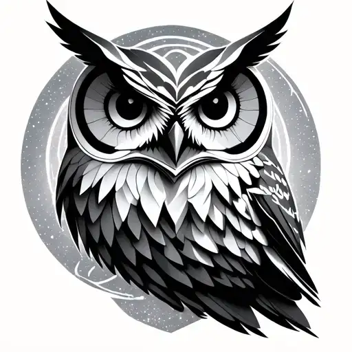 Cosmic Geometric Owl