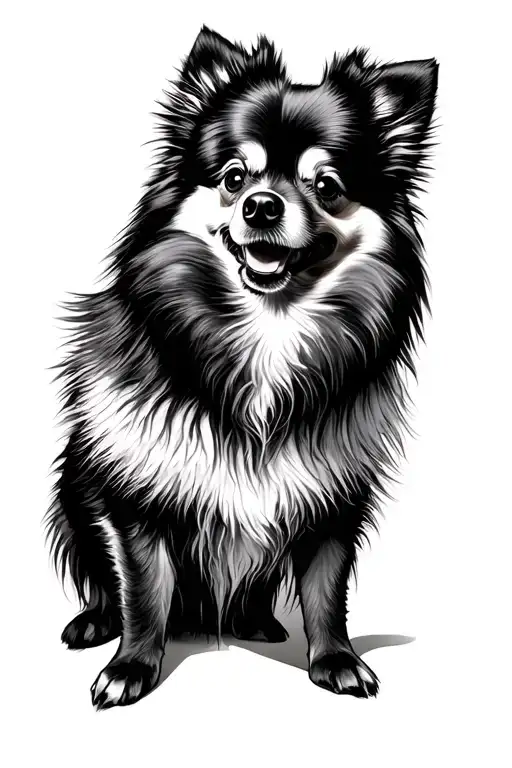 Shit Zu X Pomeranian Dog