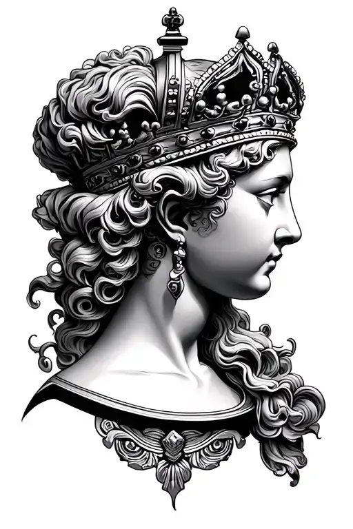 Queen Chess Piece Made