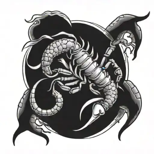 Scorpio Tattoo Sketch