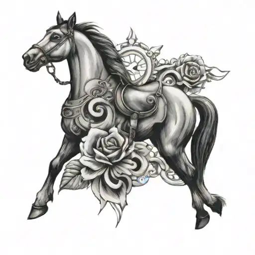 Horse Shoe And Musiccal Node