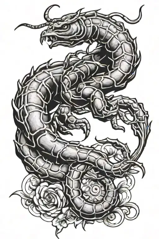 Scorpio Tattoo Sketch