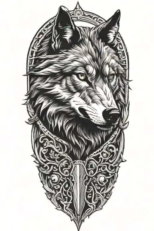 Wolf With Armor