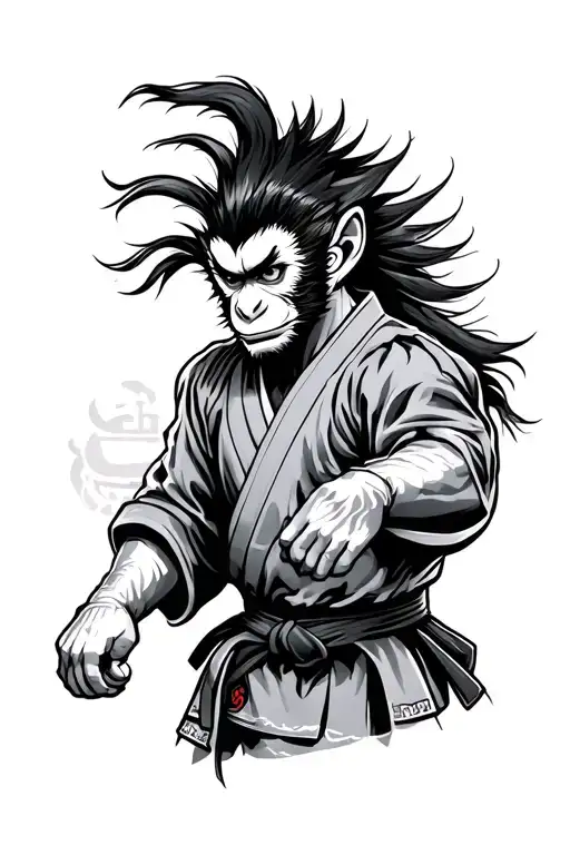 Sun Wukong Of Karate Uniform Body