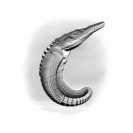 A Goanna And A Snake Engaged In A Rugby Match